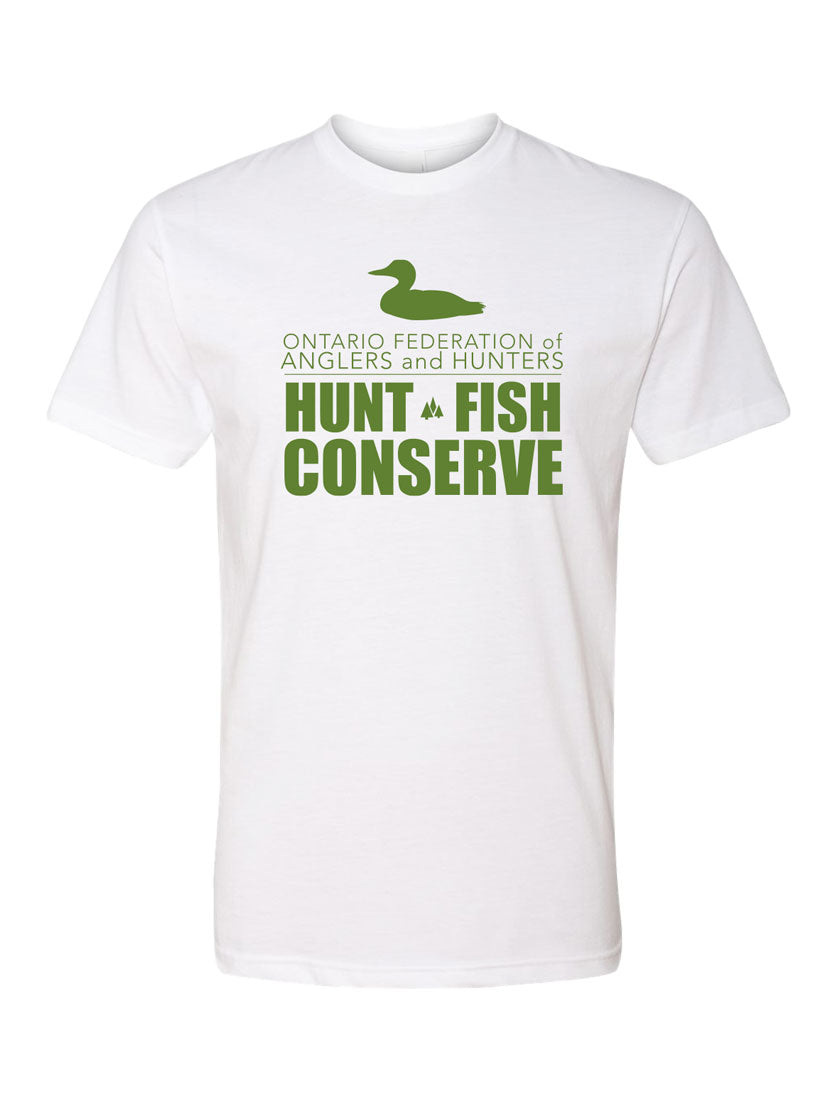 White OFAH 'loon' t-shirt